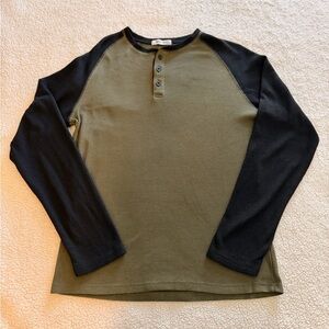 Muse Fath Olive/Black Men's Henley L